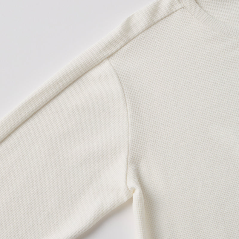 Milk Cotton Long Sleeve Sweatshirt