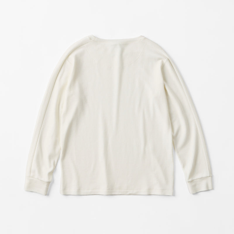 Milk Cotton Long Sleeve Sweatshirt