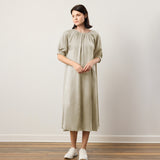 Flow TENCEL™ LUXE Puffed Sleeve Maxi Dress