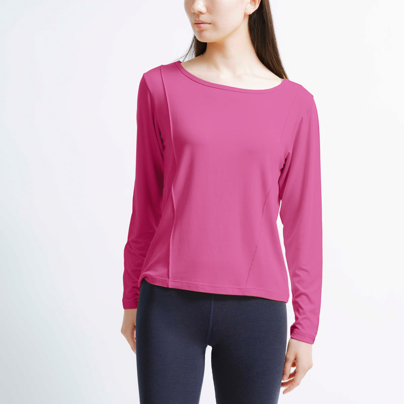 Silktouch TENCEL™ Modal Air Round Neck Long Sleeve Top