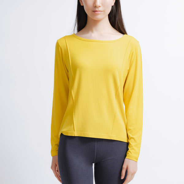 Silktouch TENCEL™ Modal Air Round Neck Long Sleeve Top