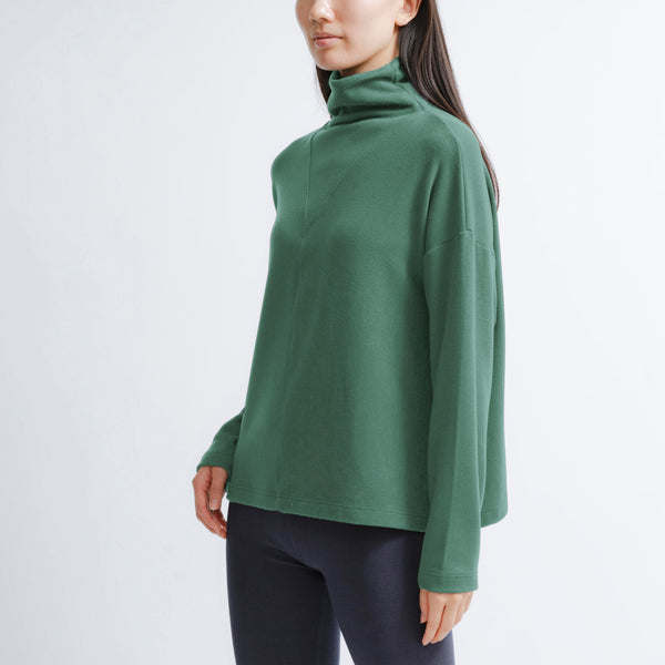 Loft Mock Neck Long Sleeve Top