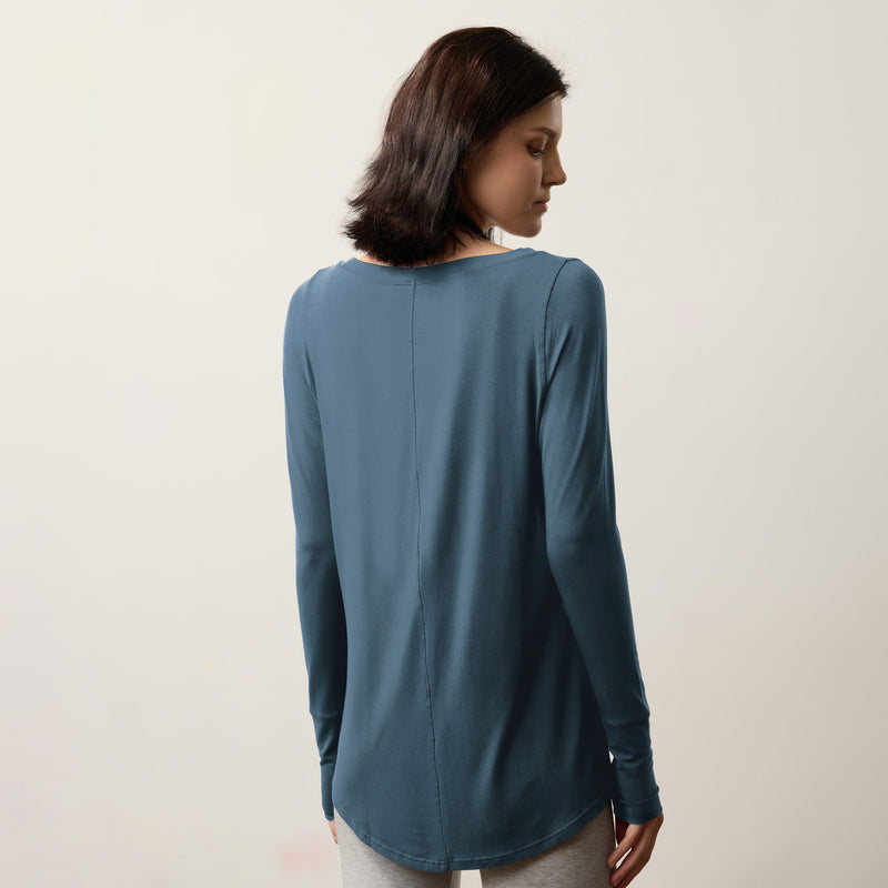 Silktouch TENCEL™ Modal Air Long Sleeve Relaxed Fit Top