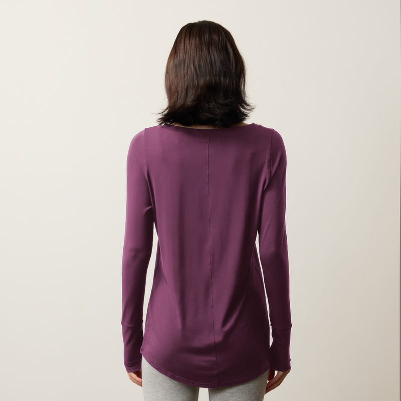 Silktouch TENCEL™ Modal Air Long Sleeve Relaxed Fit Top