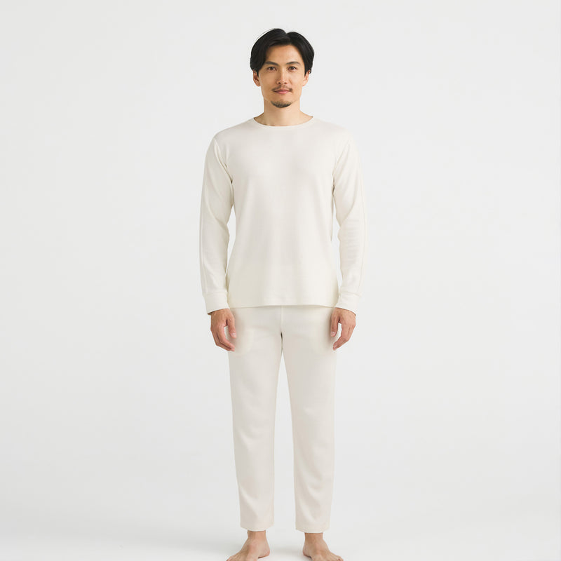 Milk Cotton Long Sleeve Sweatshirt