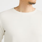 Milk Cotton Long Sleeve Sweatshirt