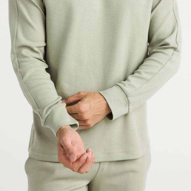 Milk Cotton Long Sleeve Sweatshirt