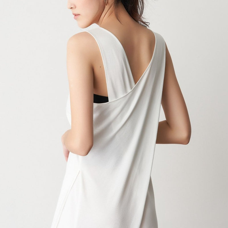 Cool Cotton Cross-Back Lounge Dress – Tani Comfort